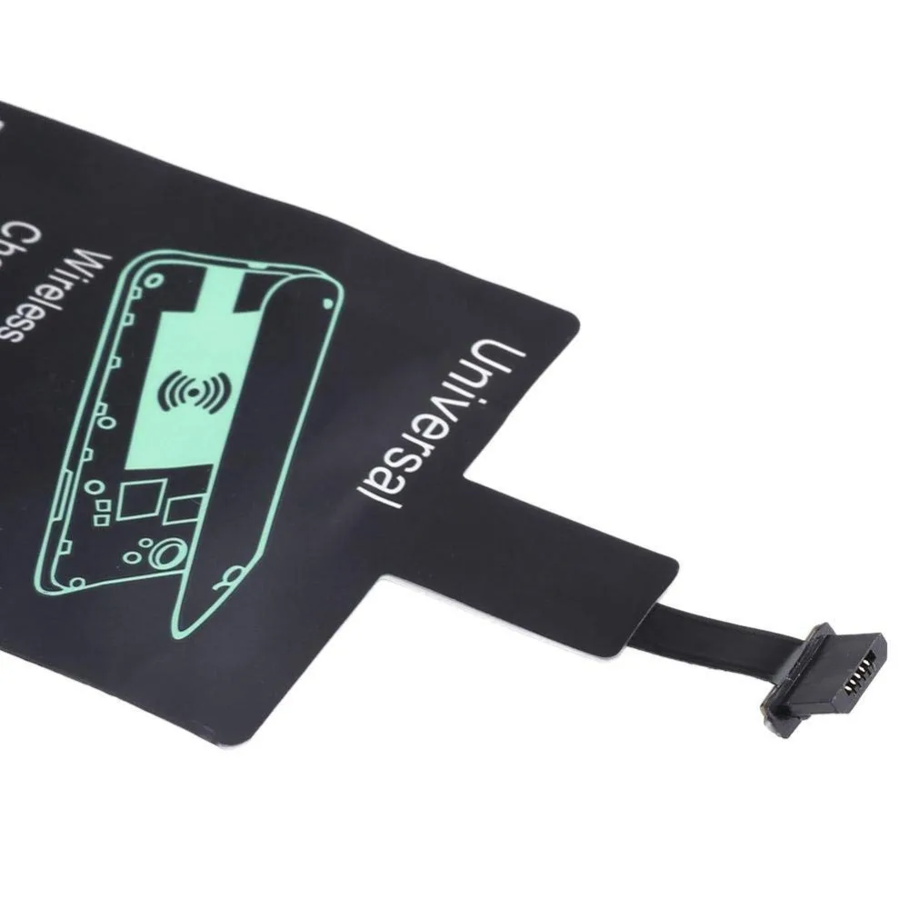 For iPhone 6 7 Micro Usb Qi Wireless Charging Receiver Adapter For Xiaomi Redmi Note 6 Huawei Honor Microusb Charger For TYPE-C