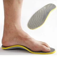 2pcs men orthopedic foam insoles 3d flat foots orthotic high arch support insert shoes soles breathable pad running cushion