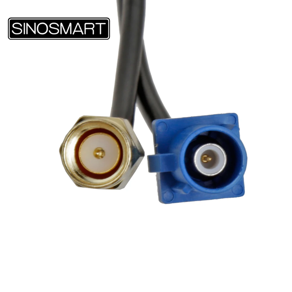 SINOSMART SMA Fakra навигационная антенна адаптер преобразователь для Volkswagen Nissan Hyundai Jeep