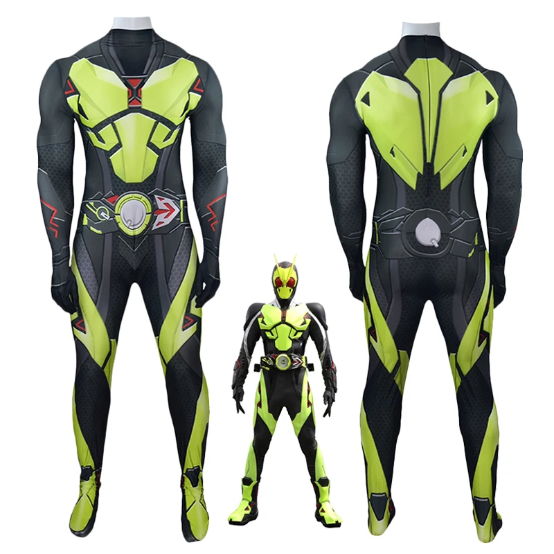 ТВ серии наездник в маске Zero One Косплэй костюм зентай облегающий стиле наездника