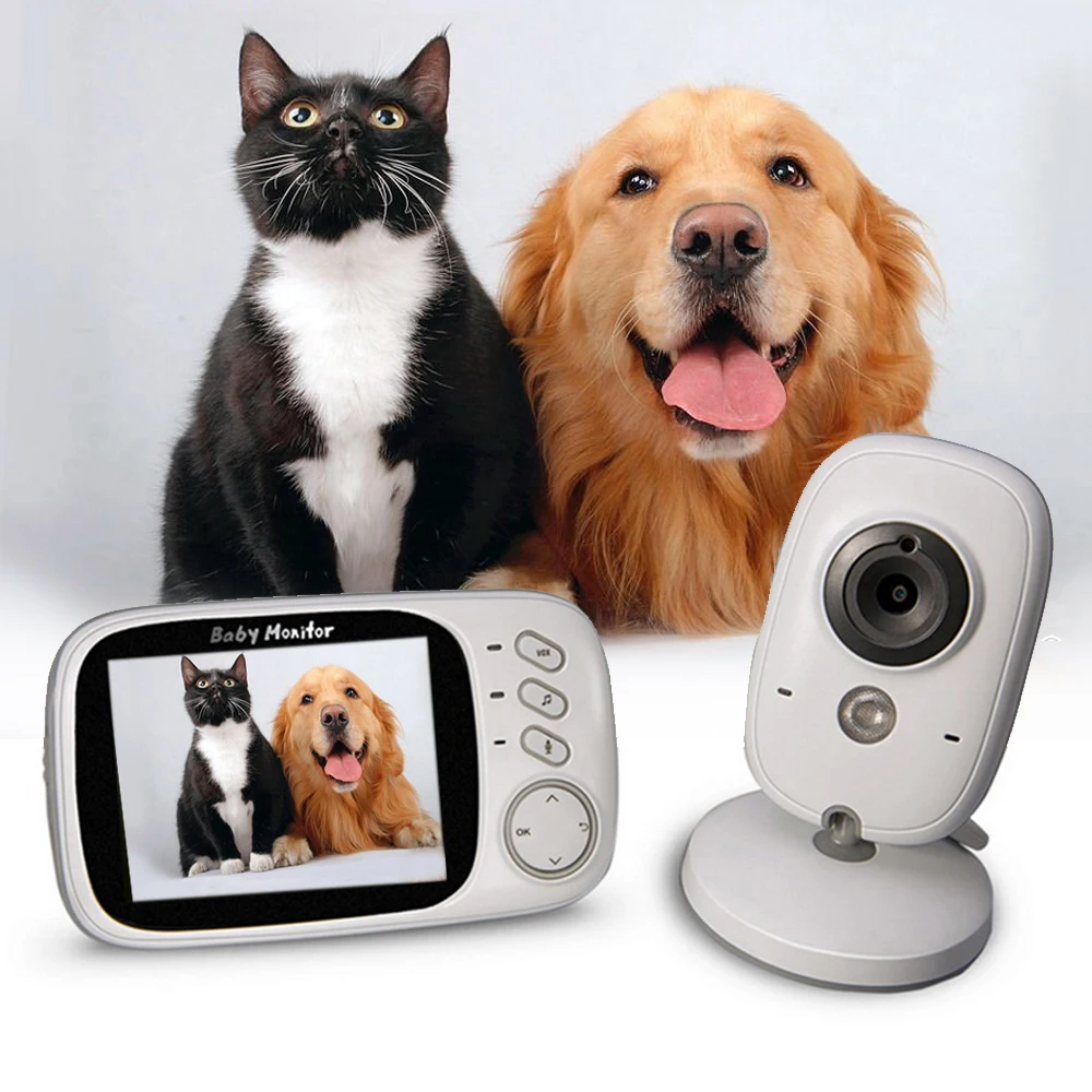 Wireless Video Color Baby Monitor Pet LCD 3.2 inch 2 Way Audio Talk Night Vision Surveillance Security Camera | Дом и сад