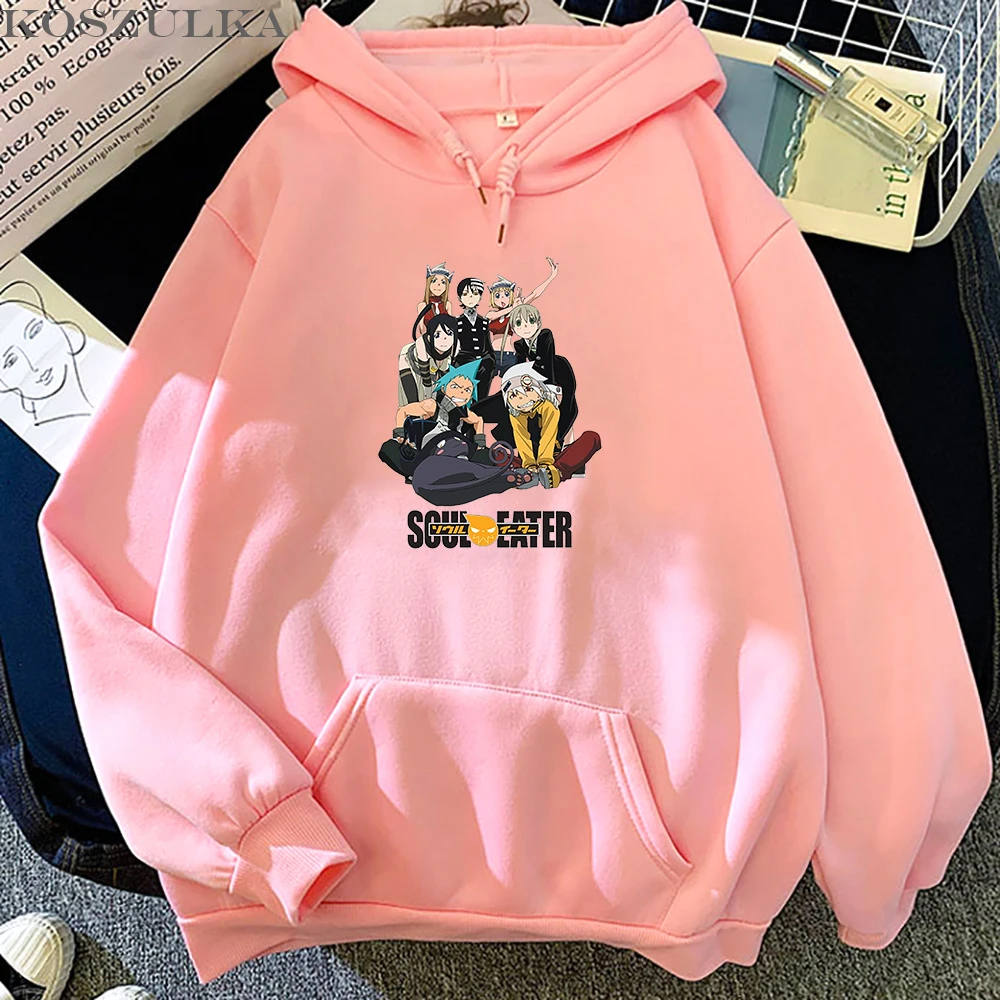 

New Manga Print sweatshirt Japanese Anime Soul Eater Team Graphic Hoodies Harajuku Cool Casual Fashion Hoody