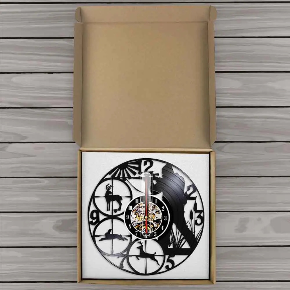 Декоративные настенные часы Hunter Hunting винтажные виниловые украшения ручной