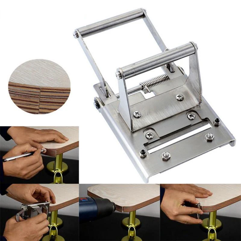 

Stainless Steel Portable End Cutter Edge Banding Trimmer for Straight Round Finished