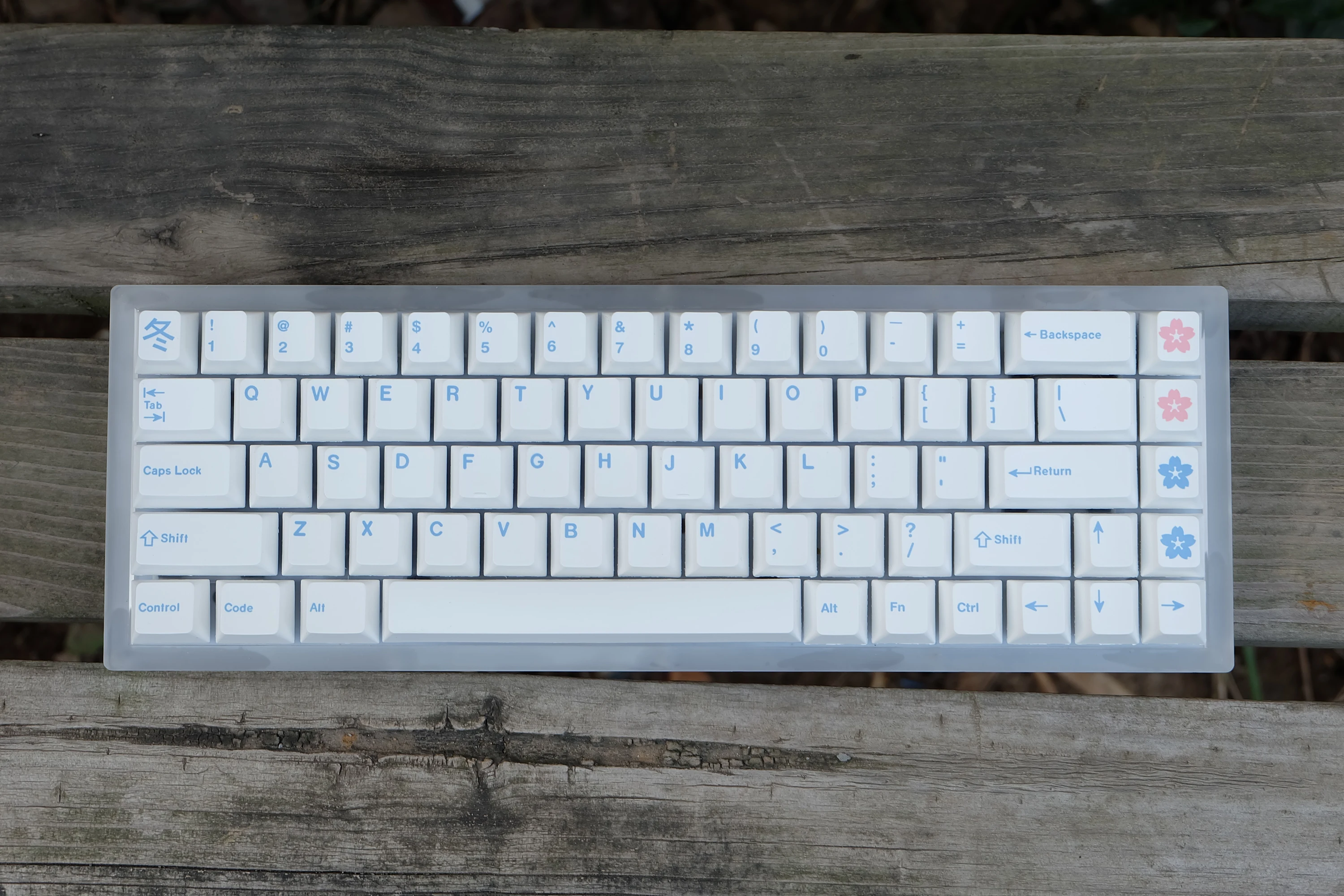 1 conjunto de tampas de chave com tema fuyu para switch mx teclado mecanico pbt tingir
