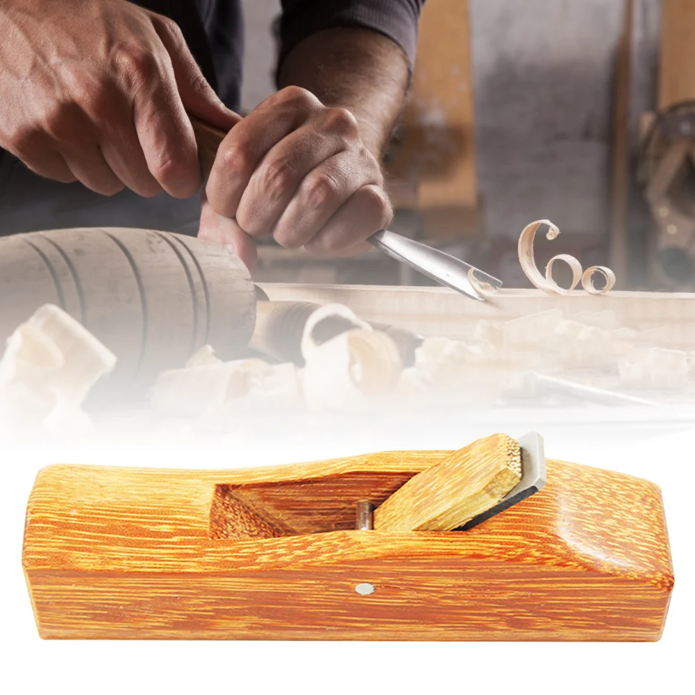 

Mini DIY Hand Planes Carpentry Carpenter Hard And Wear-Resistant Ebony Joinery Arc Bottom Planer Woodwork Tools