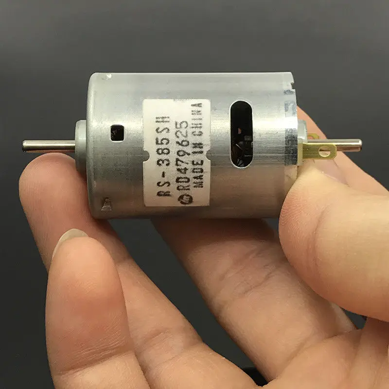 Оригинальные MABUCHI двойной вал/ось двигателя постоянного тока 6 в 12 В 10350 об/мин