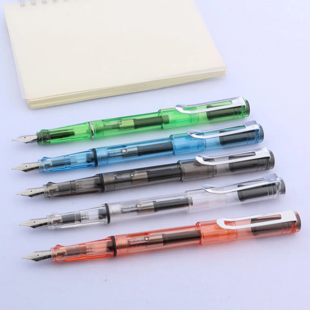 Высокое качество JINHAO 599 прозрачные цветные пластиковые школьные принадлежности