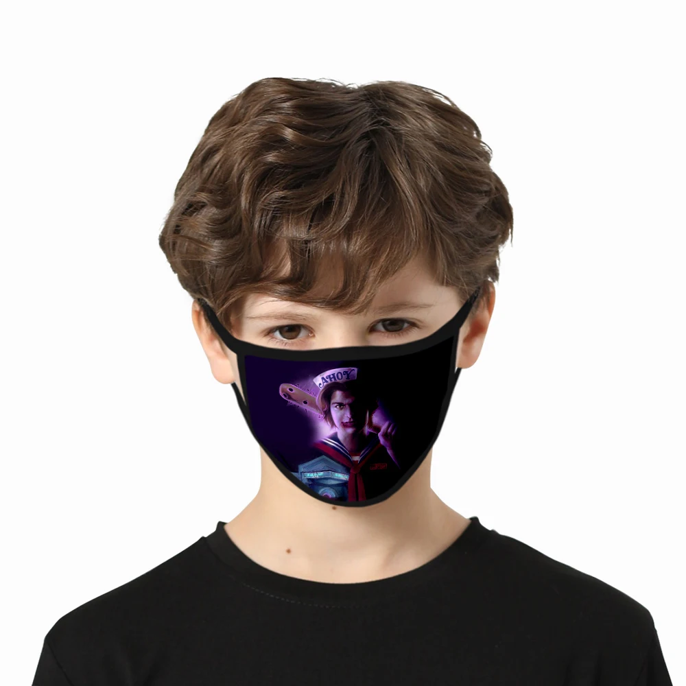 

Stranger Things Mask Fashion Washable Mask Stranger Things Mouth Face Reusable Mask Hip Hop Harajuku High Quality Cosplay Unisex