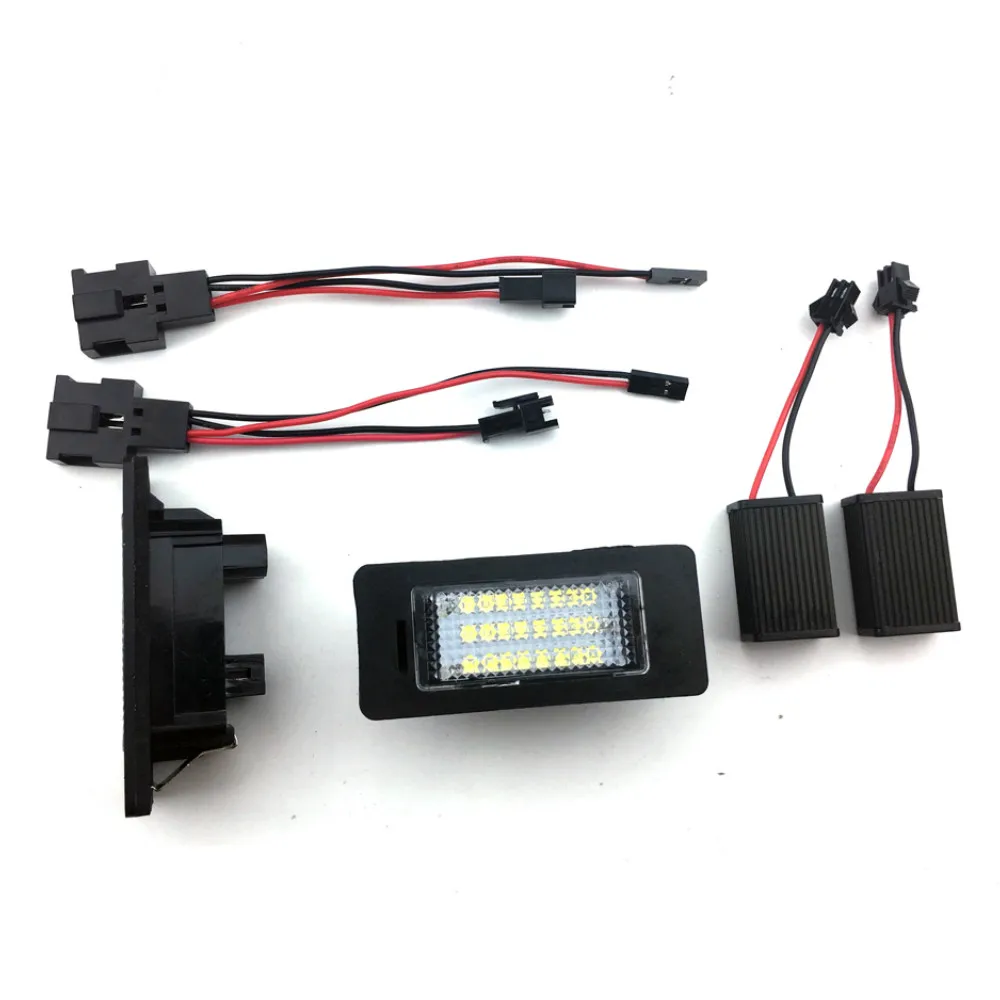 Светодиодсветильник лампа для номерного знака автомобиля 2 шт. 12 В 24 SMD подходит