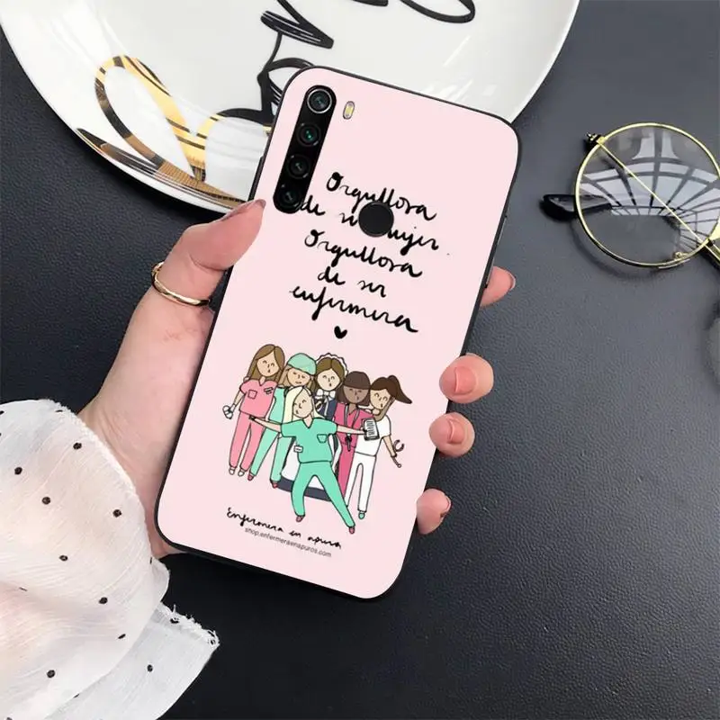 

Spain Cartoon Medicine Doctor Nurse Phone Cases For Xiaomi Redmi 7 8 9t a3Pro 9se k20 mi8 max3 lite 9 note 9s 10 pro