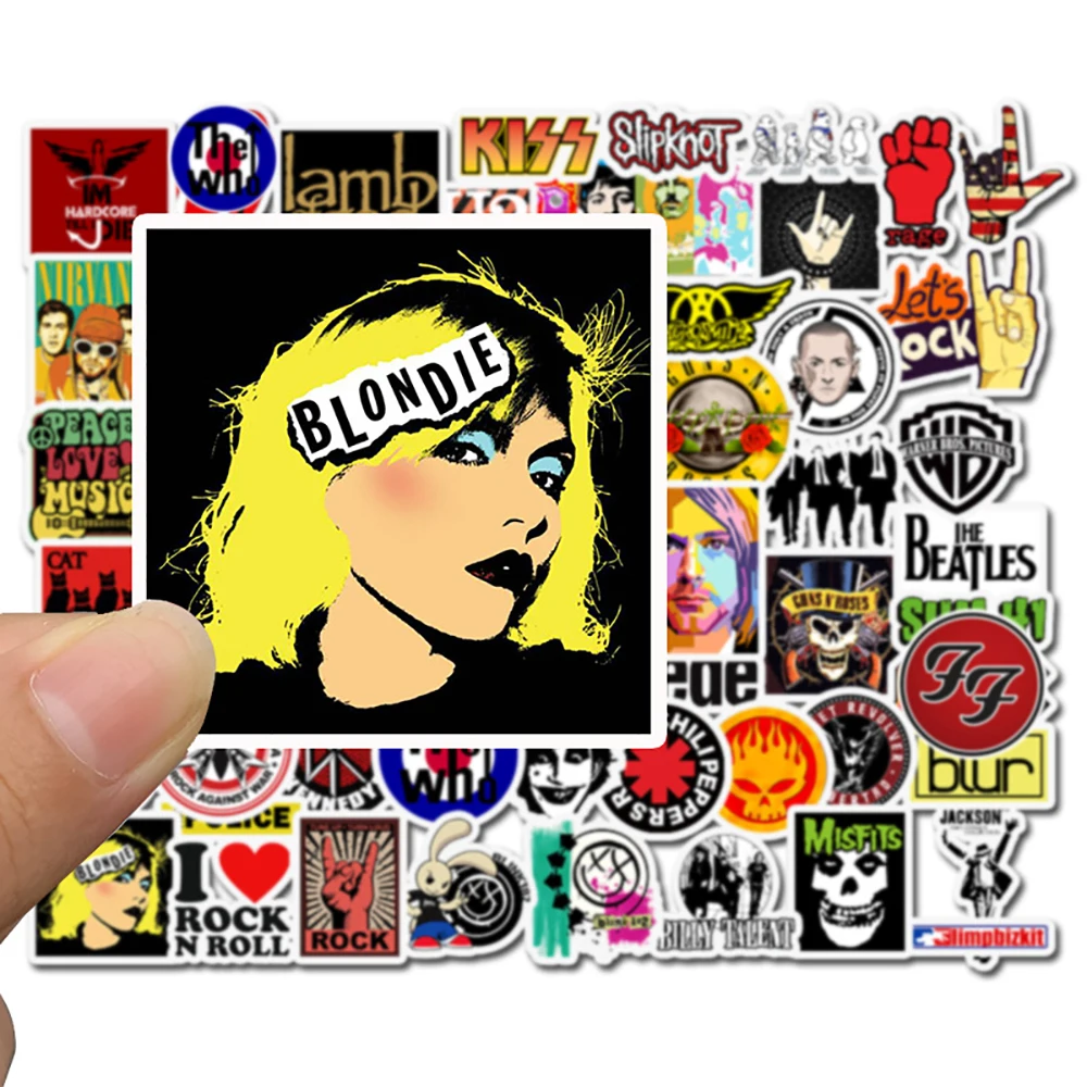 10/30/50PCS Rock Band Music Punk Graffiti Stickers Guitar Skateboard Laptop Luggage Motorcycle DIY Decal Classic Toy | Игрушки и хобби