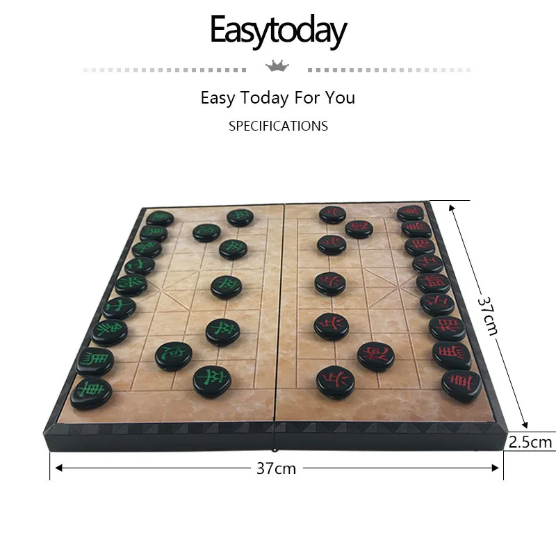 Набор Магнитных китайских шахматных игр складная шахматная доска пластиковые