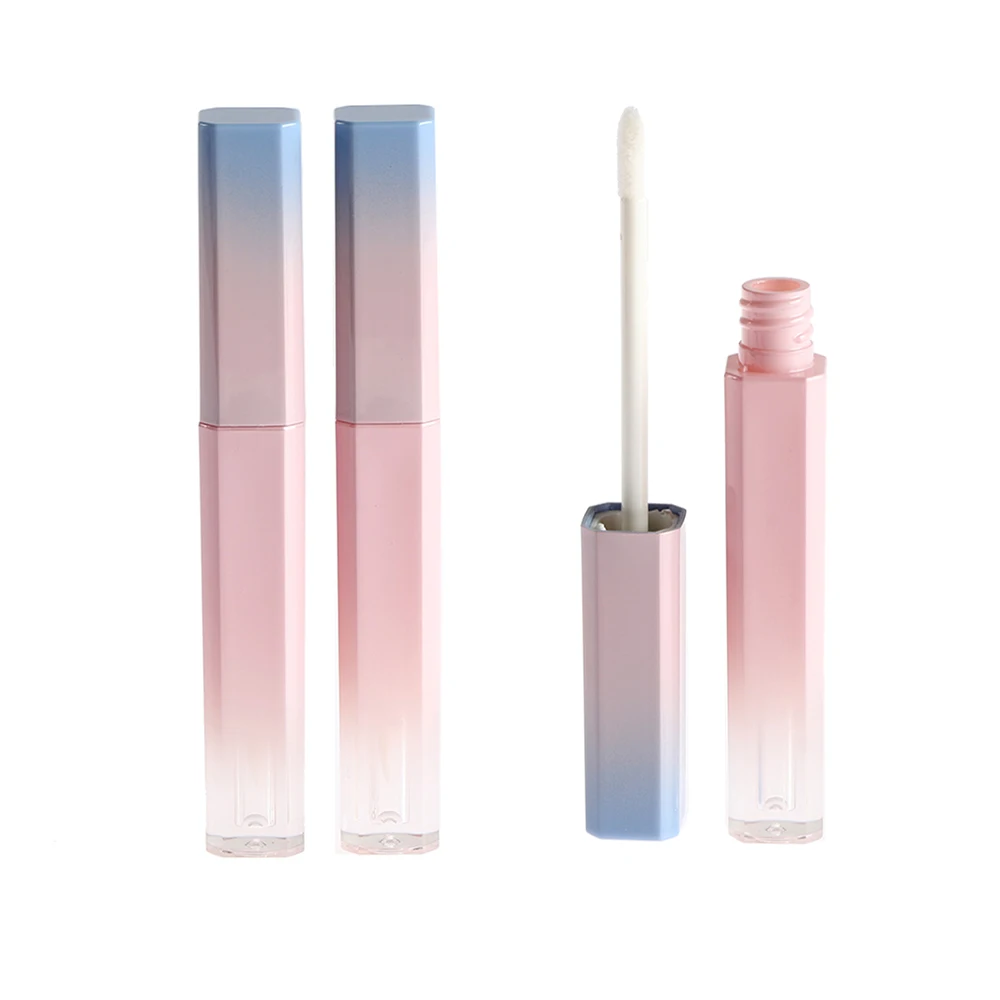 1 шт. Пустые контейнеры бальзам для губ розовый синий градиент трубка Помада