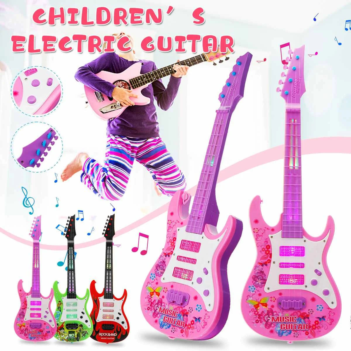 4 saiten musik elektrische gitarre kinder musical instruments pädagogisches spielzeug für kinder juguetes als neue jahr geschenk free global