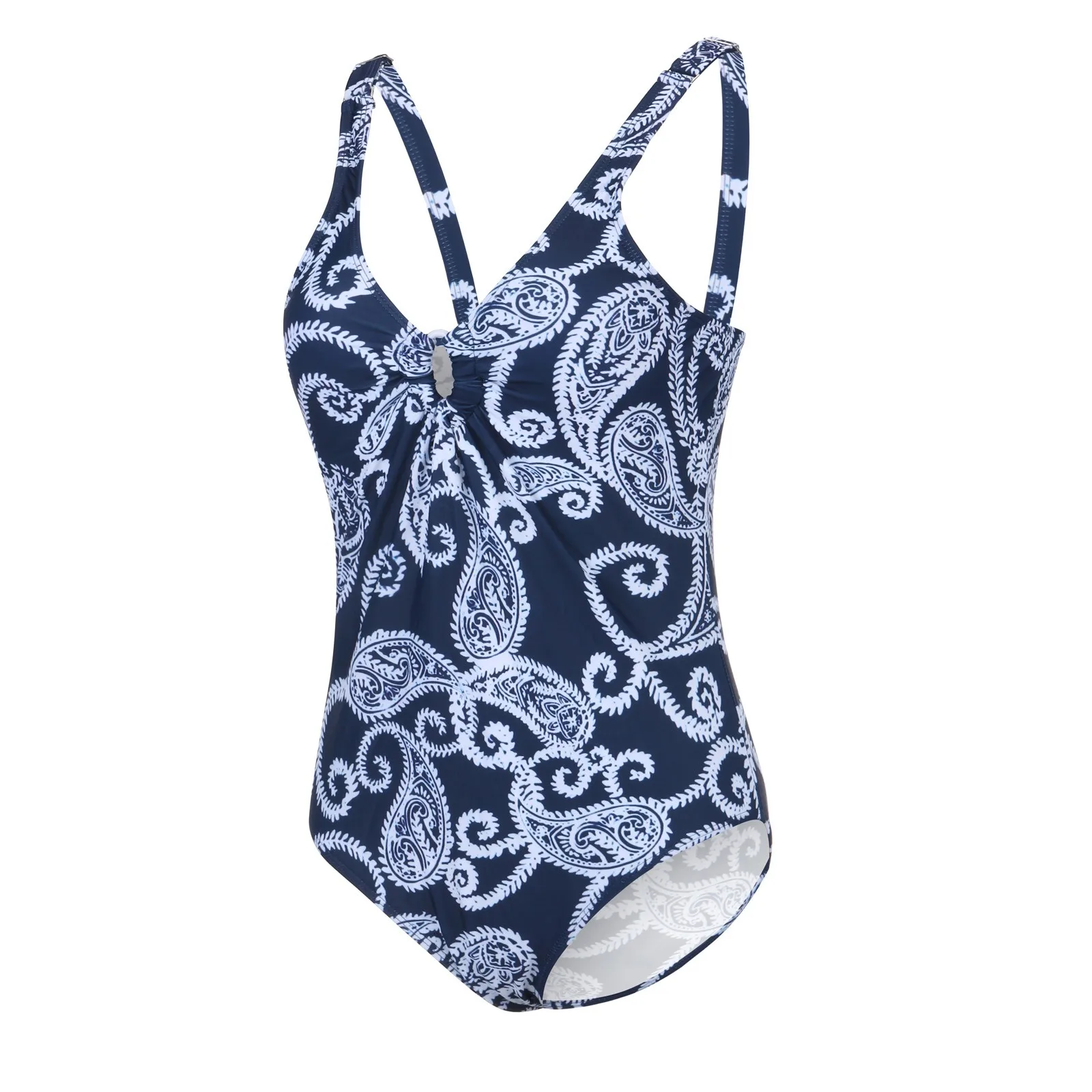 

Women One Piece Print Stripe Patchwork Swimming Suit Swimwear Bathing Suit Bikini Sports bathing suit beach wear bodysuit 2021#G