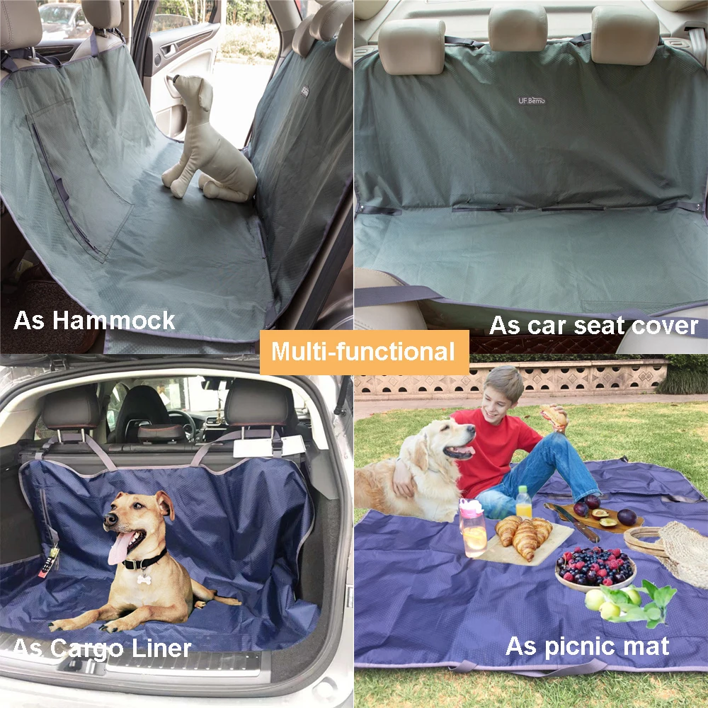 Bestellen UFBemo Pet Auto Seat Protector Hund Reise Abdeckung 100% Wasserdicht Katze Träger Hängematte Matte Kissen Faltbare Hunde Zubehör Haustiere
