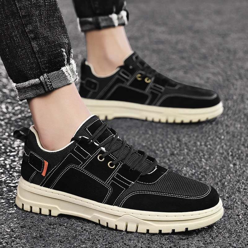 

Men's shoes, waterproof, non-slip military shoes, lightweight, deodorant, men's labor insurance shoes for construction sites