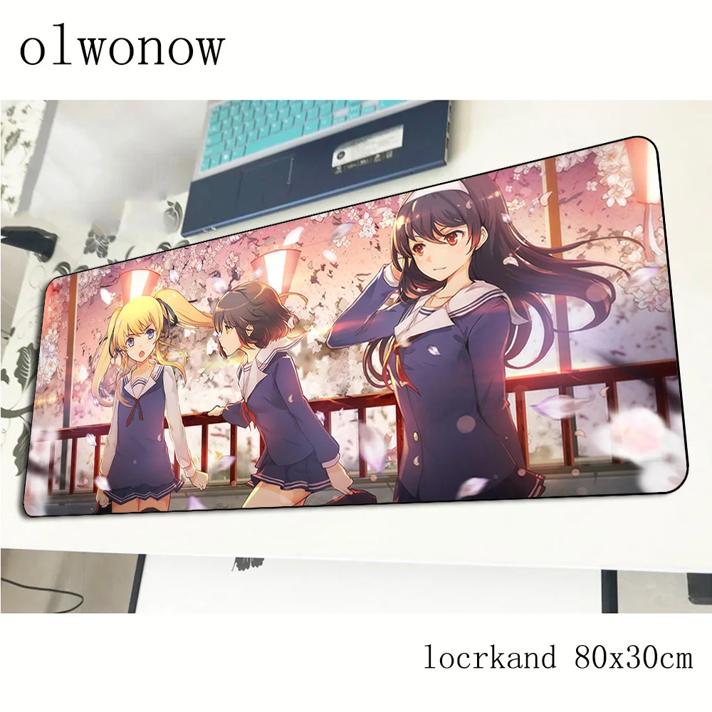 Saenai Heroine no Sodatekata mouse pad 3d 80x40 mousepads gaming mousepad gamer Fashion personalized pads keyboard pc |