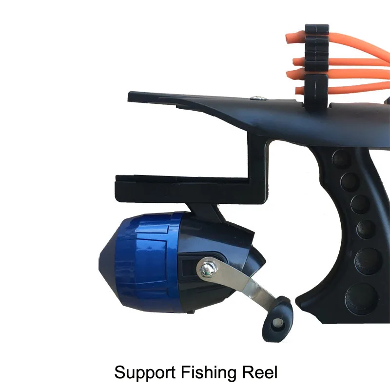 Slingshot охотничий лук катапульты алюминиевая Рыболовная катушка