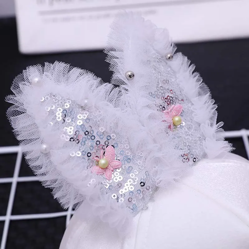 Детские шапки с милыми кроличьими ушками детские для мальчиков и девочек