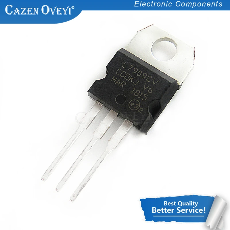 10 шт./лот L7909CV TO220 L7909 TO220 7909 LM7909 MC7909 в наличии