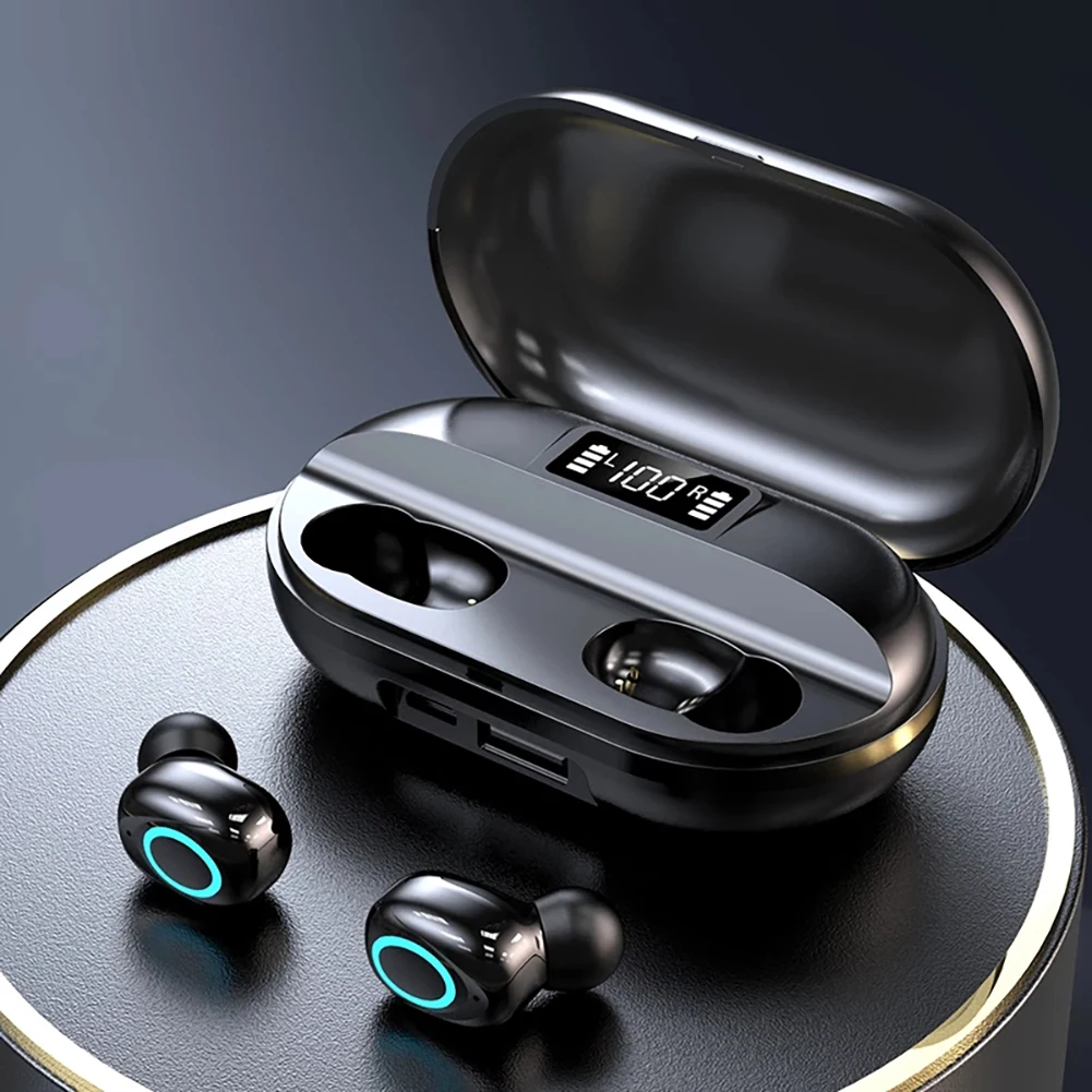 

Bluetooth-compatible Earphones True Wireless Stereo Earbuds In-ear Touch Control Headphones Gaming Headsets 1200mAh Charging Box