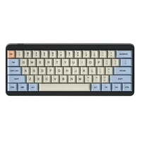 blue beige orange dye sub 64 68 thick pbt keycap keyset oem profile keycaps for mechanical keyboard yd60m xd64 gk64 tada68