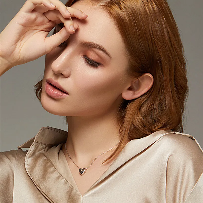 Модные ожерелья из стерлингового серебра 925 пробы с цепочкой для женщин 100 языков