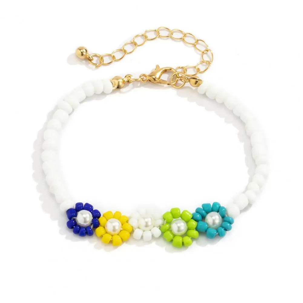 

Not Easy to Fade Lightweight Stylish Non-drop Exquisite Beaded Bracelet for Gifts
