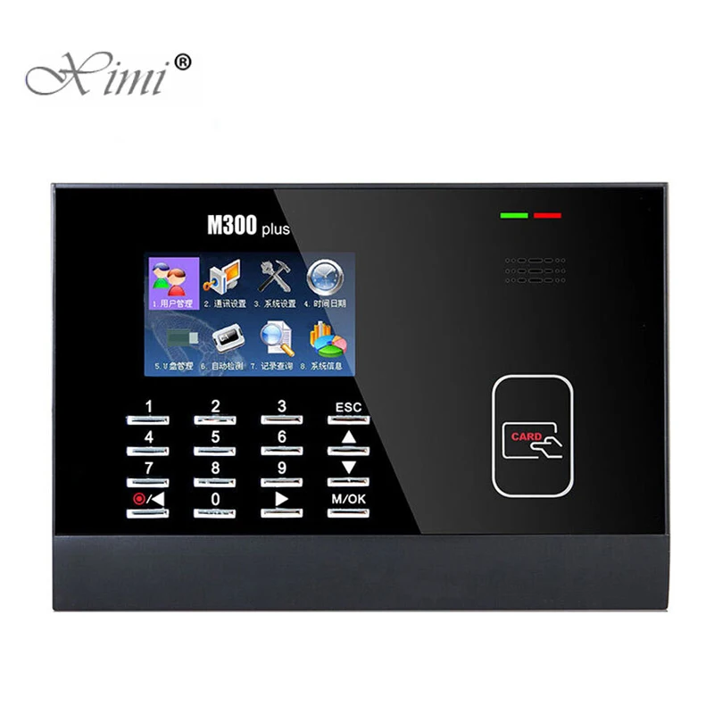 ZK M300Plus Linux система TCP/IP считыватель смарт-карт 125 кГц RFID карта посещаемость времени