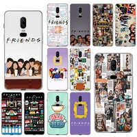 friends tv central perk coffee silicone soft tpu phone case for oneplus 9 7t 9r 8t 8 pro nord n10 n100 n200 redmi 6 6a cover