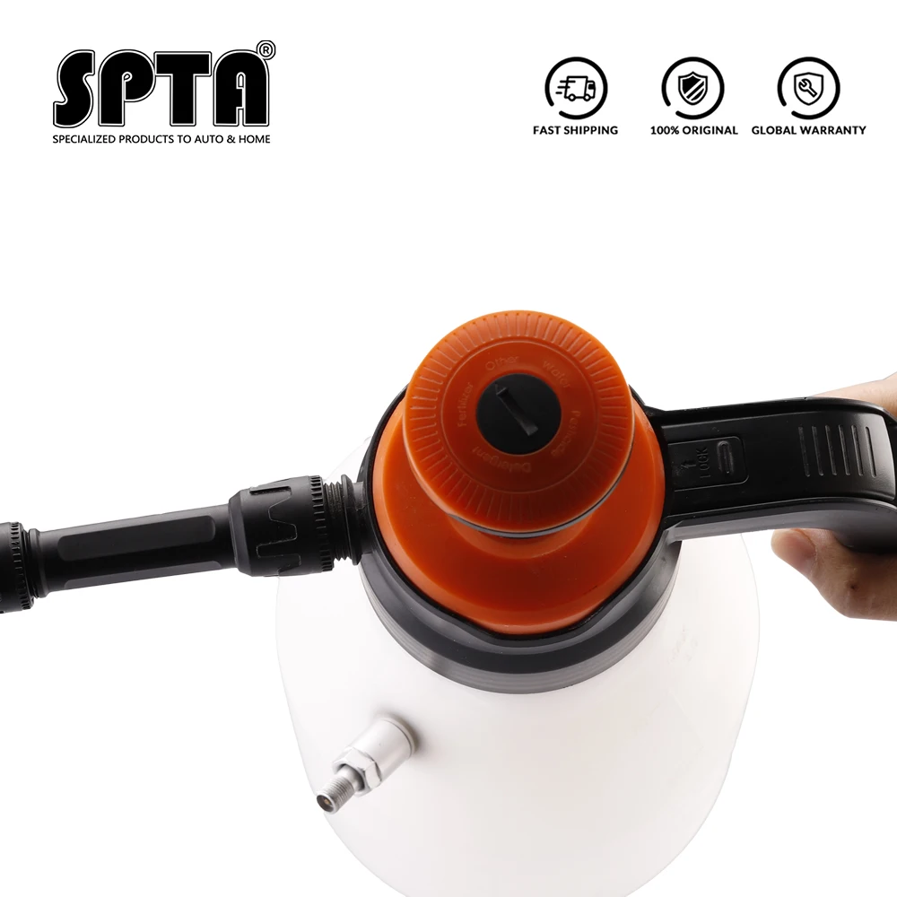 ЗИП 2L Автомойка распылитель пены ручной Давление горшок утолщение PP Лейка пена