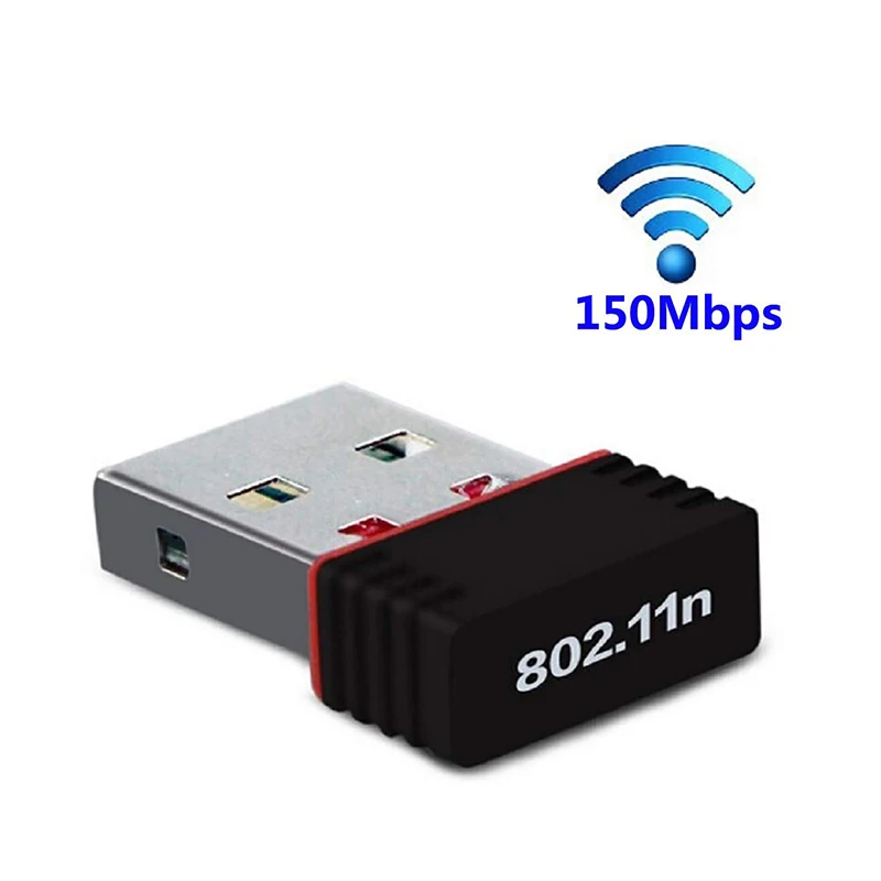 Беспроводной мини USB Wifi адаптер 802.11N 150 Мбит/с USB2.0 приемник ключ MT7601 сетевая карта для настольного ноутбука Поддержка Windows MAC