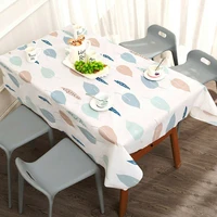 tablecloth waterproof oilproof anti scalding table home decoration 137137cm anti scalding protect desktop