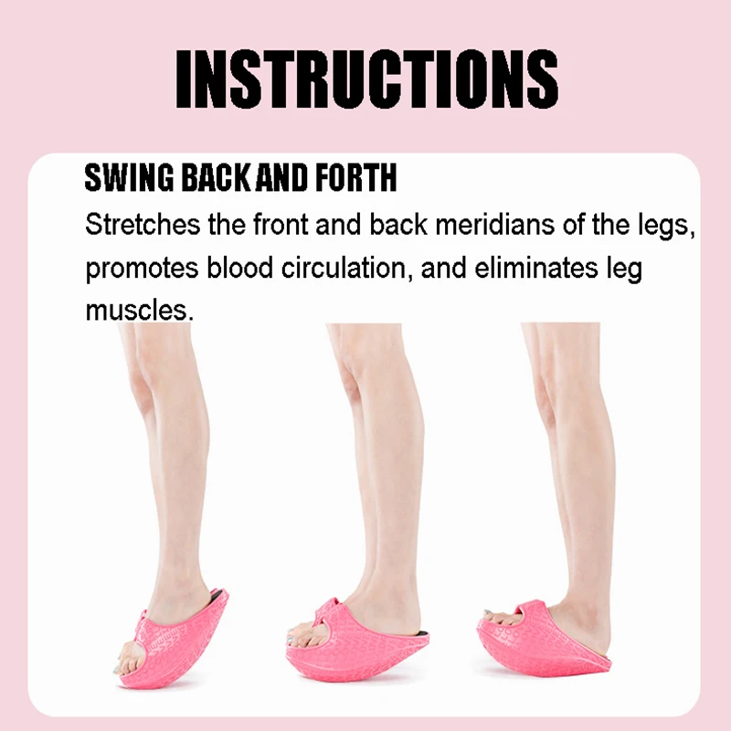 Fashion Fitness Body Building Leg Shoes Slimming Women's Swing Shoes Lose Weight SlippersSummer Slides Sports and Fitness Shoes