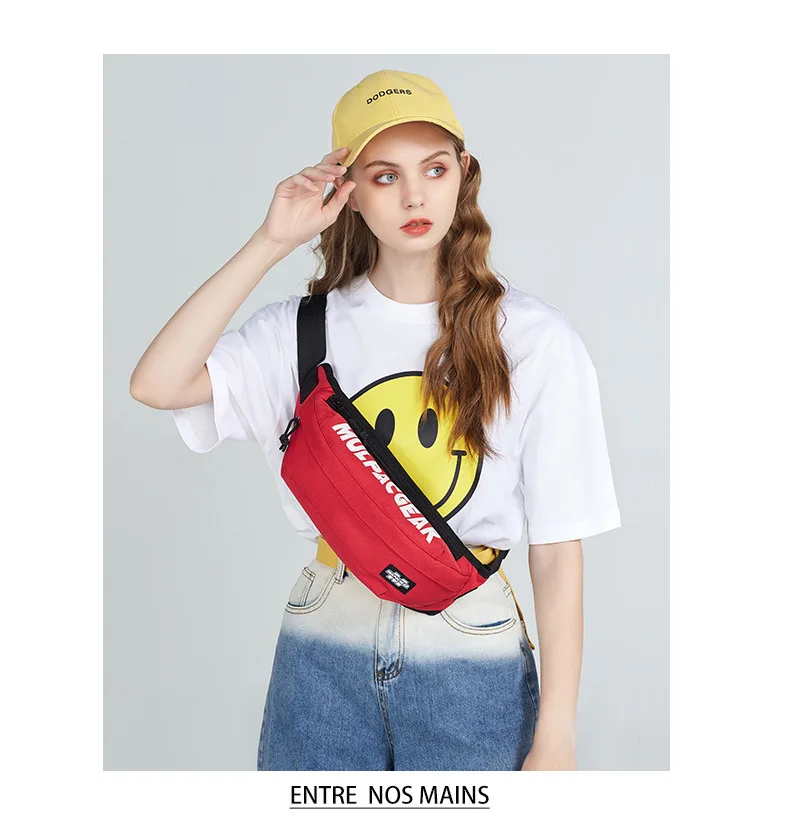 

New Oxford Fanny Pack for Men Waterproof Waist Bags Ladies Fashion Bum Bag Travel Crossbody Chest Bags Unisex Casual Hip Bag