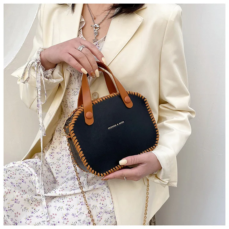 New Arrival Vintage Retro Handbag DIY Handmade PU Material Set Backpack Phone Bag Accessories For Women Handbag