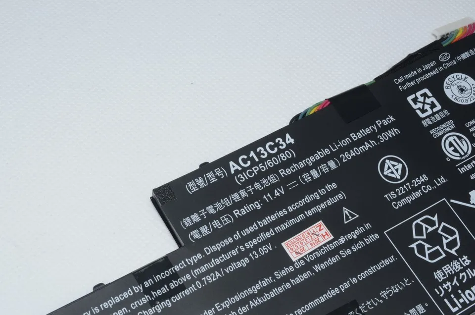 Оригинальный аккумулятор для ноутбука JIGU AC13C34 ACER Aspire E 11 E3 111 esid 1|battery for acer aspire|battery
