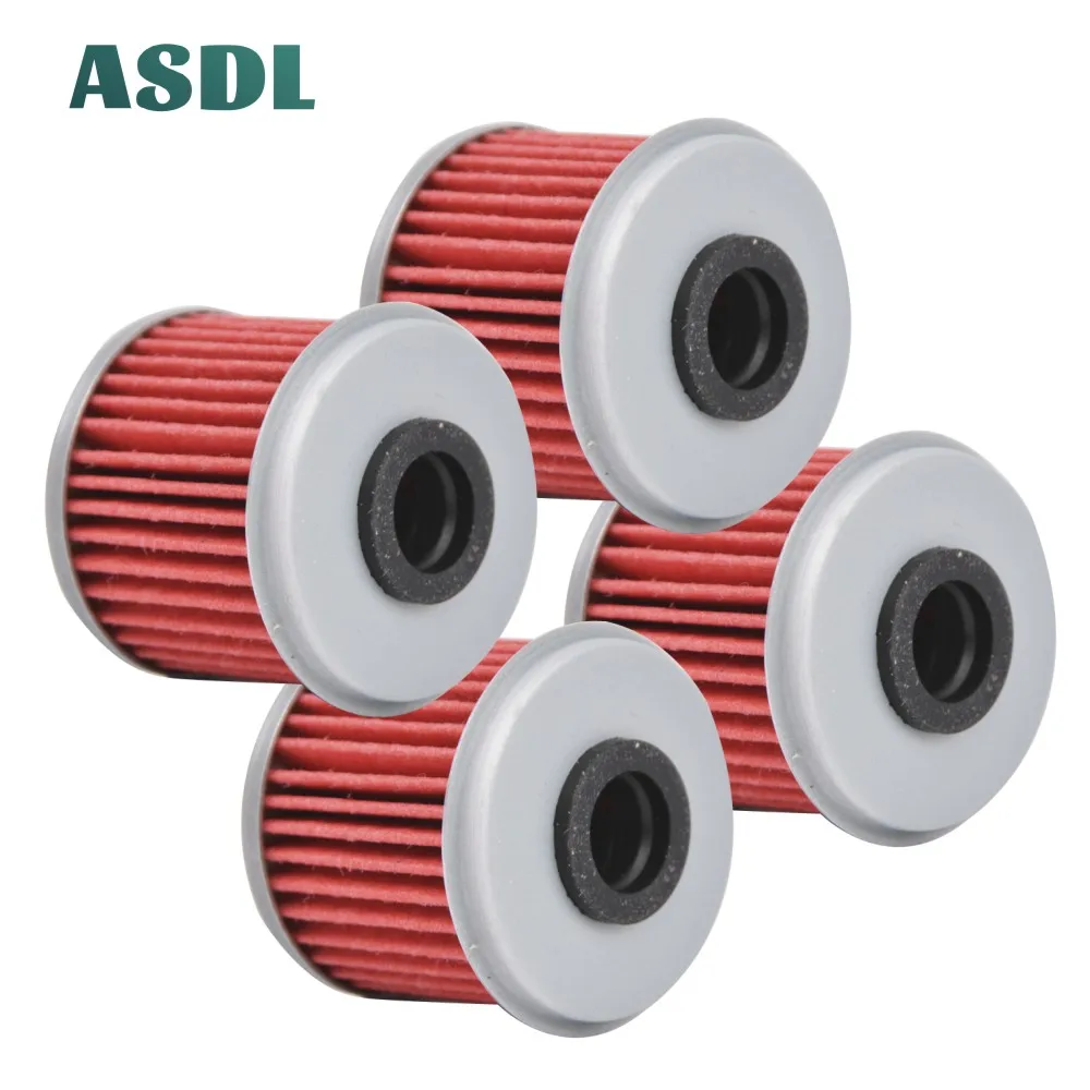 4PCs Engine Oil Filters for Honda CRF250R CRF250X CRF450R CRF450X CRF150R TRX450R TRX450ER CRF 150 250 450 R X CRF250 CRF450 #a
