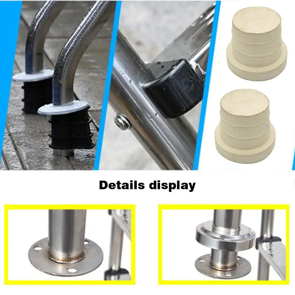 Набор для замены лестницы бассейна резиновый бампер с болтом и лестницей Круглый