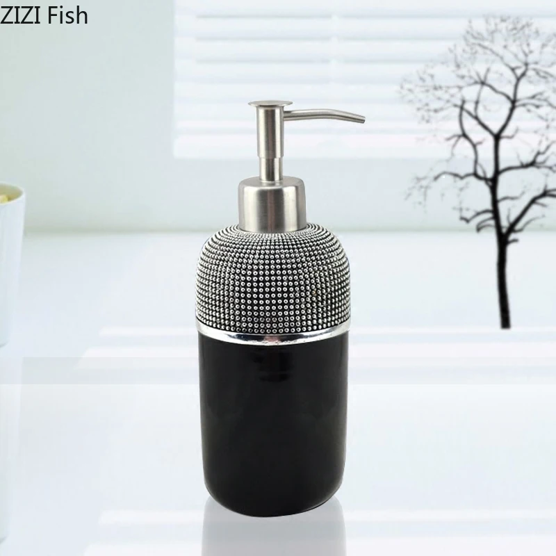 Черный и белый минималистичный набор для ванной из полимера стакан мытья поднос