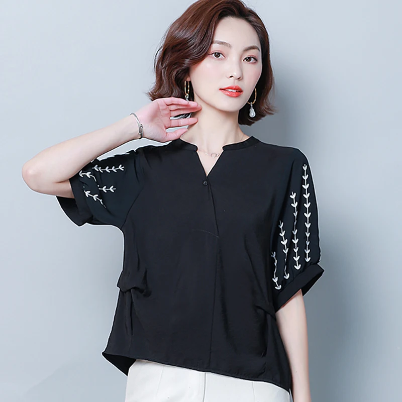 

Summer Short Sleeve Clothing Plus Size Harajuku O-neck Top Tee Tumblr T shirt Women White