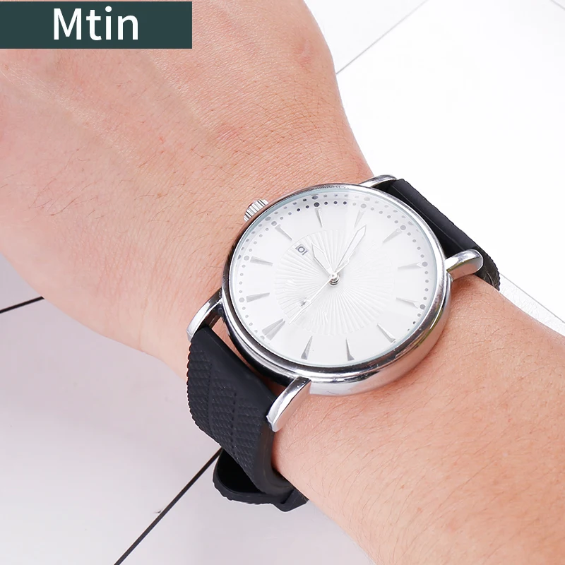 Silicone strap men's 22mm pin buckle for Huawei watch GT2 samsung Gear S3 active 2 Amazfit GTR outdoor sports wristband chain