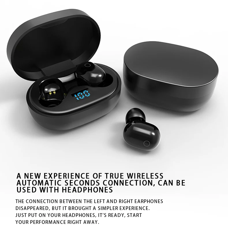 Наушники вкладыши Micro 5 0 мини Bluetooth гарнитура спортивные одиночные беспроводные