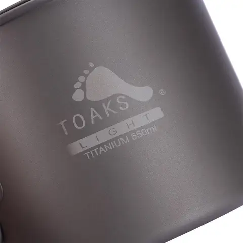 TOAKS 3 в 1 титановый горшок 550 мл