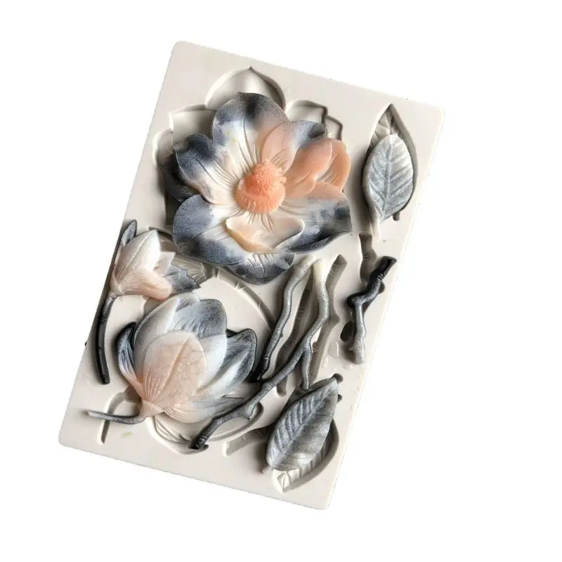 

2021 New Rose Flower Lily Star Moon Sun UV Resin Silicone Mold Epoxy Resin Casting Mould