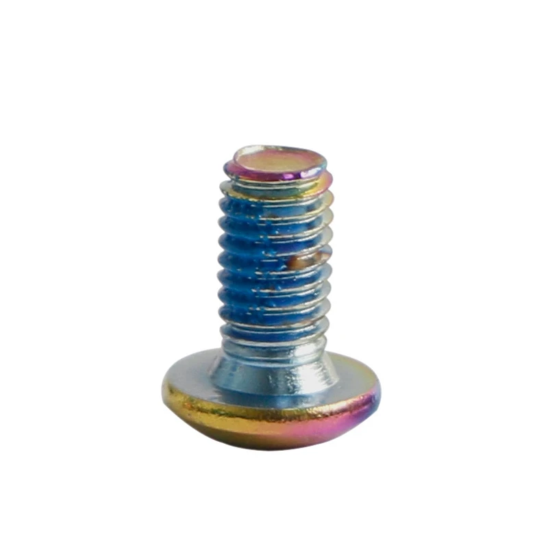 

MEIJUN 12PCS Bicycle Disk Brake Rotor Bolts M5X10 Titanium Steel Colorful T25 Torx Disc Screws MTB Road BMX Bike Cycling Parts
