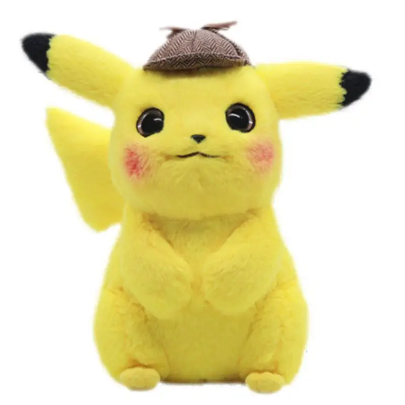 Новые плюшевые игрушки TAKARA TOMY Pokemon Detective Pikachu мягкие аниме куклы Покемон Пикачу
