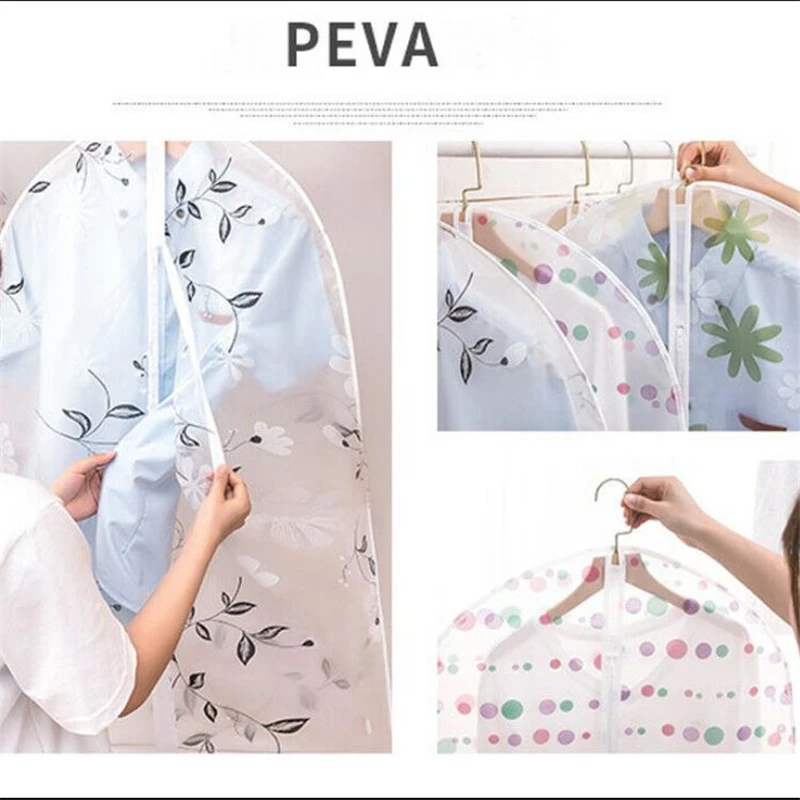 1 упаковка подвесная сумка на молнии для костюма пальто одежды чехол хранения